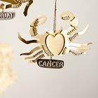 Metal Zodiac Ornament - Cancer