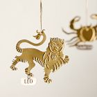 Metal Zodiac Ornament - Leo