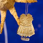 Metal Zodiac Ornament - Gemini