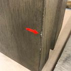 Open Box: Emmerson Oak Console Table (79") - Rustic Gray Veneer
