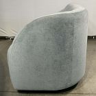 Open Box: Laurent Right Arm 2-Seat - Performance Distressed Velvet Denim Blue, Blonde