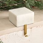 Basic Marble &amp; Metal Stocking Holder