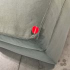 Open Box: Harris Petite Ottoman - Performance Velvet Dark Olive