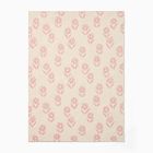 Flower Knit Reversible Jacquard Baby Blanket