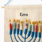 Felt Hanukkah Menorah Interactive Wall Hanging