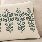 Dainty Faux Knit Tree Pillow Cover