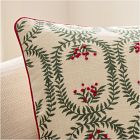 Festive Garland Pillow Cover