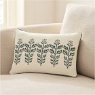 Dainty Faux Knit Tree Pillow Cover