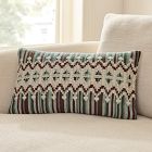 Striated Fair Isle Pillow Cover