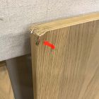 Open Box: Pierce Mini Desk (36") - Blonde, Black Base