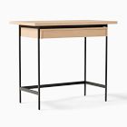 Open Box: Pierce Mini Desk (36") - Blonde, Black Base
