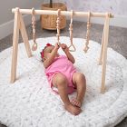 Poppyseed Play Wooden Baby Gym Set