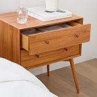 Mid-Century Wide Nightstand (25")