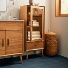 Mid-Century Bathroom Pharmacy Cabinet - Acorn