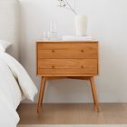 Mid-Century Wide Nightstand (25")