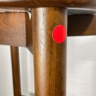 Open Box: Sadove Bar Stool (30.5") - Jet, Walnut Legs