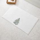 Tannenbaum Embroidered Bath Mat