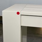 Open Box: Telluride Aluminum Outdoor Dining Bench (66") - Seashore
