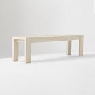 Open Box: Telluride Aluminum Outdoor Dining Bench (66") - Seashore
