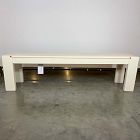 Open Box: Telluride Aluminum Outdoor Dining Bench (66") - Seashore