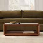 Calla Solid Wood &amp; Marble Coffee Table (48")