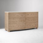 Clementine Marble 6-Drawer Dresser (60")