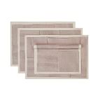 Sustainable Threads Artisan Block-Print Cotton Placemats (Set of 4)