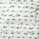 Glow-in-the-Dark Christmas Dino Cotton Sheet Set