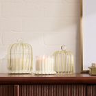 Striped Cloche Candles - Slopeside Pine