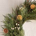 Faux Winter Citrus Wreath