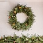 Faux Winter Citrus Wreath