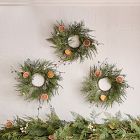 Faux Winter Citrus Wreath (Set of 3)