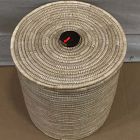 Open Box: Wooden Handle Lidded Hamper, Medium (15.75"D x 17.75"H) - Natural