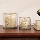 Painted Etched Glass Hurricanes