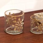 Painted Etched Glass Hurricanes