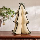 Plush Ribbon Tabletop Trees