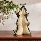 Plush Ribbon Tabletop Trees