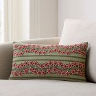 Pop Botanical Stripe Pillow Cover
