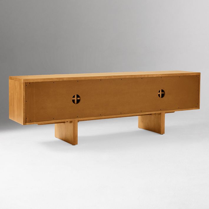 Otto Solid Wood Media Console 80–96