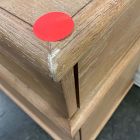 Open Box: Aggie Cerused Buffet (61"W) - Warm Cerused