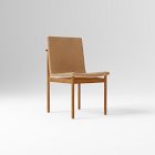 Open Box: Framework Dining Chair, Set of 2 - Ludlow Leather Cumin, Acorn
