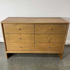 Open Box: Miles Narrow 6-Drawer Dresser (48") - Toasted Oak
