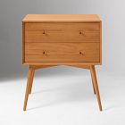 Mid-Century Wide Nightstand (25")