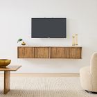 Anton Solid Wood Closed Floating Storage Cubby (32")