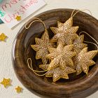 Beaded Velvet Star Ornaments (Set of 6)