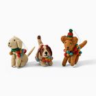 Dogs in Lights Ornaments (Set of 3)