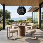 Zanzibar Indoor/Outdoor Faux Marble Dining Table (60")