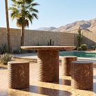 Zanzibar Indoor/Outdoor Faux Marble Dining Table (60")
