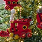 Felt Train Ornaments (Set of 3)