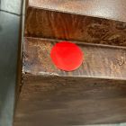 Open Box: Finlo Burled Wood Nightstand (28"W x 23"H) - Dark Burl